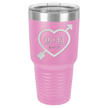 D+E Romantic Tumbler
